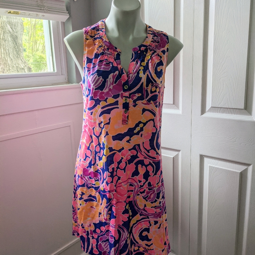 Lilly Pulitzer tshirt dress summer Medium M